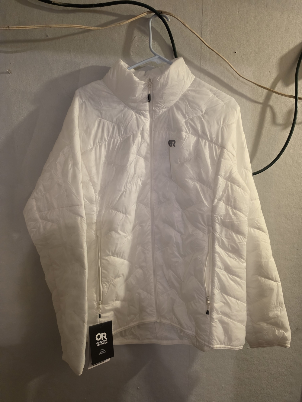 Outdoor Research Vertical SuperStrand LT Jacket White XL